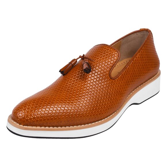 Dennis Manmade Leather Casual Loafers